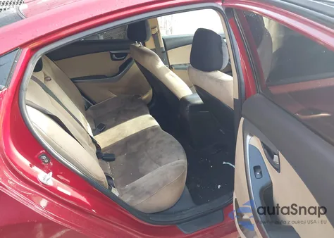 2013 Hyundai Elantra Gls from USA, damaged, VIN KMHDH4AE7DU724662